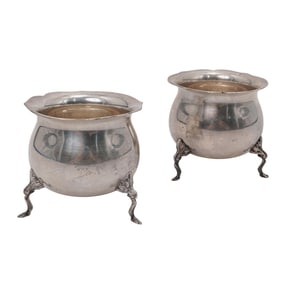 Pair of Sterling by Boardman Salt Cellars