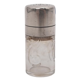 Early Tiffany & Co. Sterling and Crystal Perfume Bottle