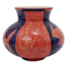 Rodo Padilla after Picasso Ceramic Fish Vase