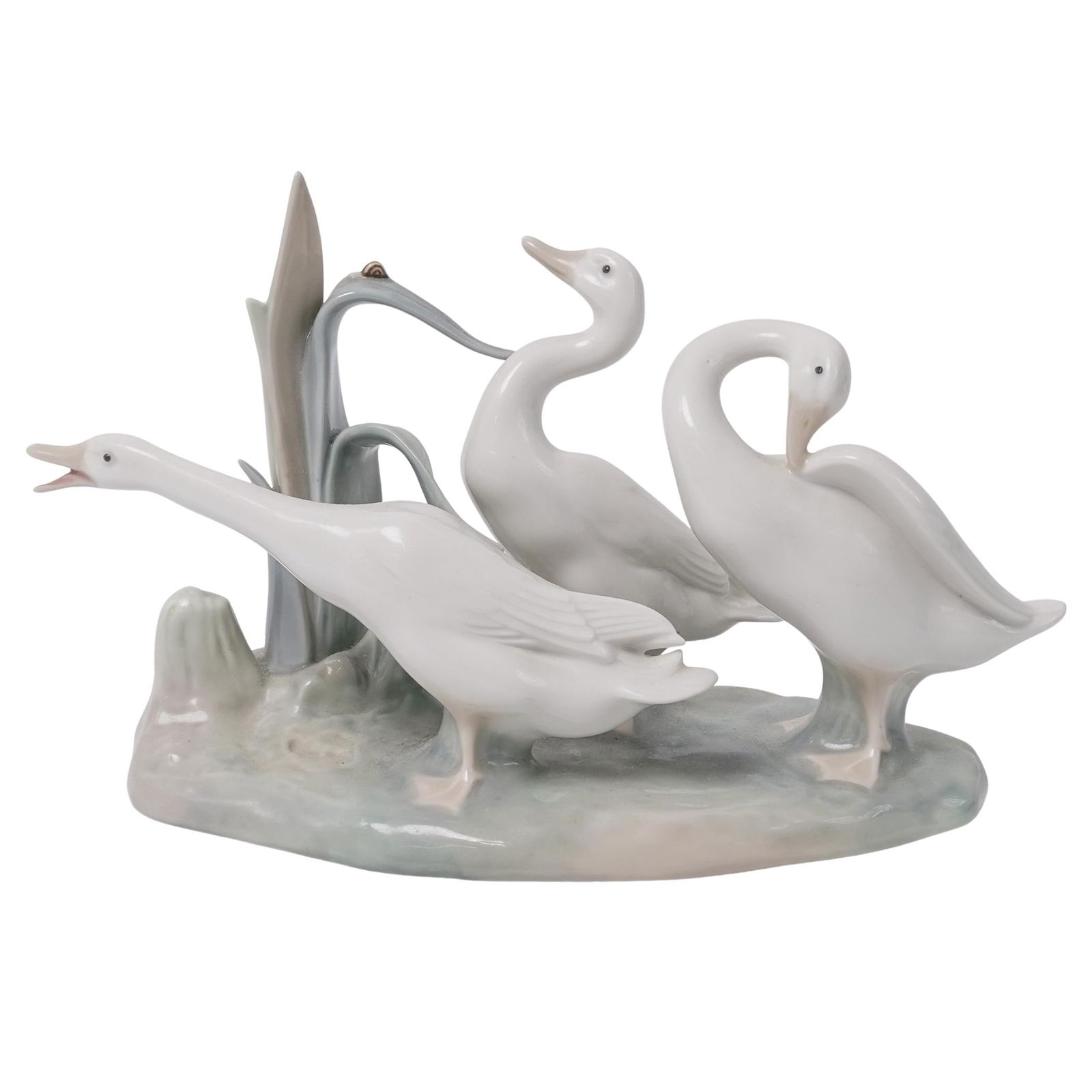Lladro Porcelain Group of Ducks (1 of 7)
