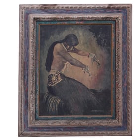 Gustavsson "Avgudadyrkan" Oil Painting