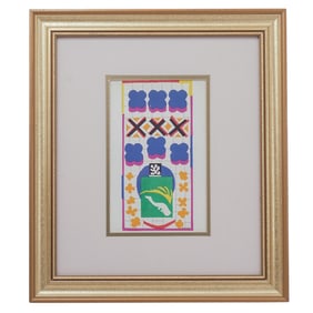 Henri Matisse (French, 1869-1954) Colored Lithograph