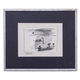 Pablo Picasso (1881-1973) "Les Banderilles" LE Lithograph