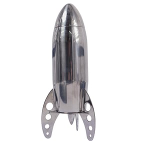 Viski Chrome Plated Rocket Cocktail Shaker