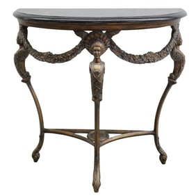 Chambord Bronze-Finished Petite Console Table