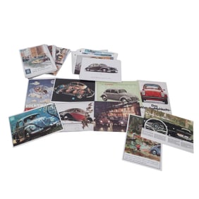 Large Lot of Vintage German Volkswagen Postcards