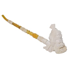 Large Meerschaum and Bakelite Pipe w/ Case