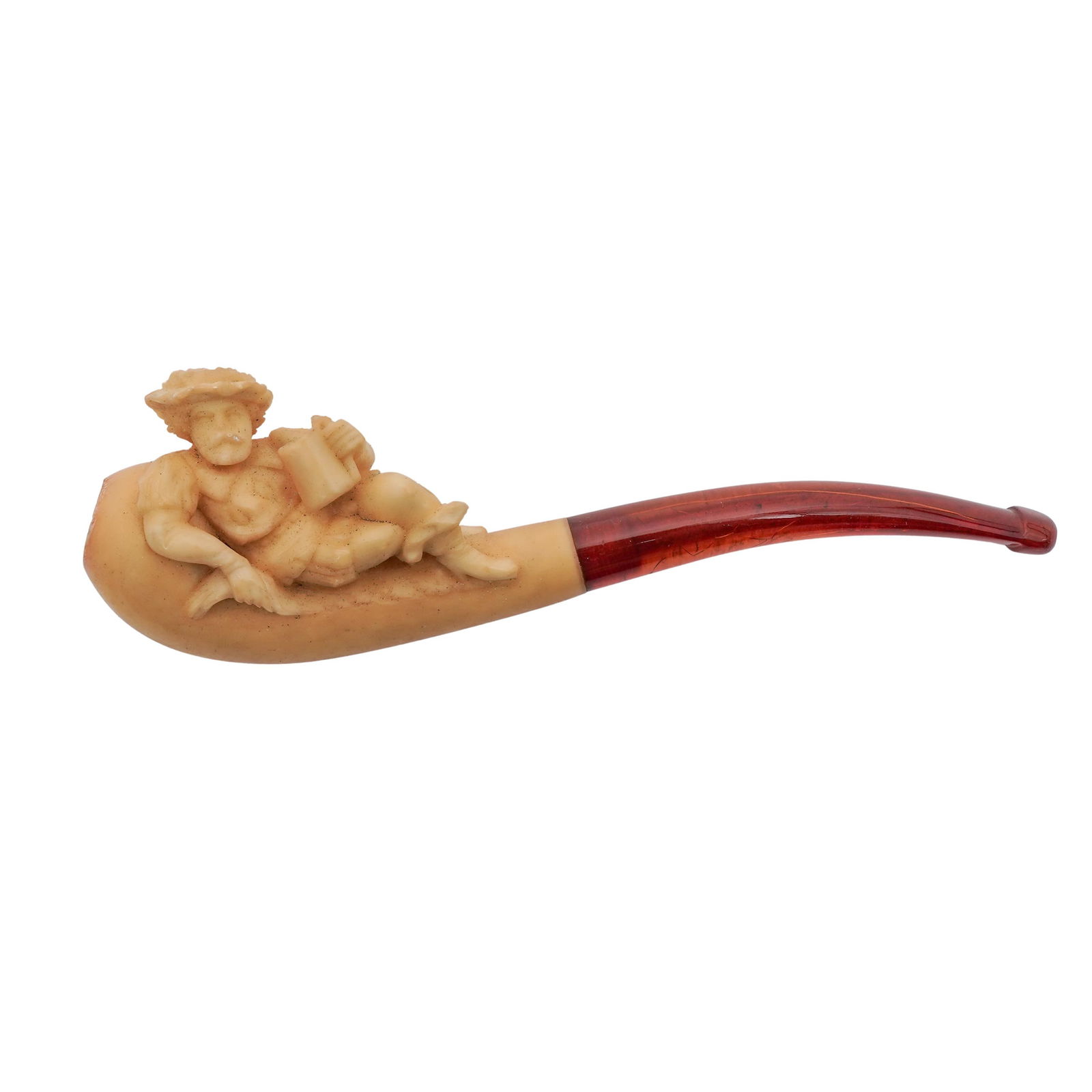 Genuine Hand Carved Manhattan Meerschaum Smoking Pipe (1 of 7)