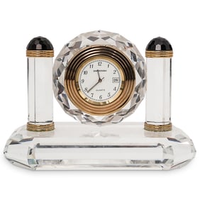 Swarovski Crystal Belle Epoque Desk Clock