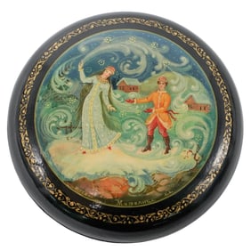 Vintage Russian Lacquered Box
