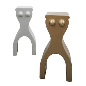 (2 pcs) Radical Creations Cast Composite Anthropomorphic Pedestals