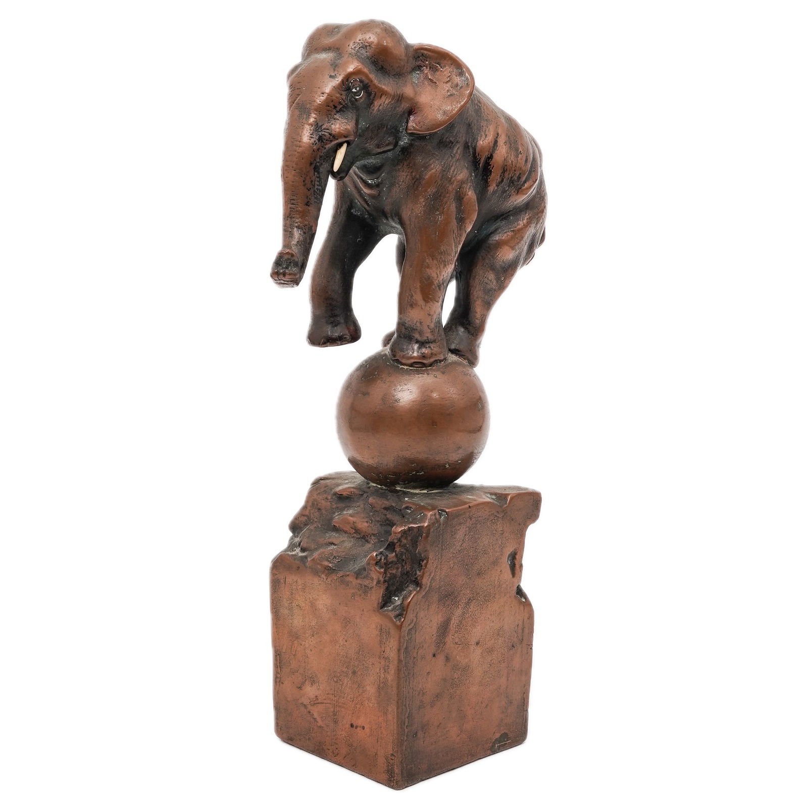 After Antoine-Louis Barye (French, 1795-1875) Bronze Circus Elephant Sculpture (1 of 6)