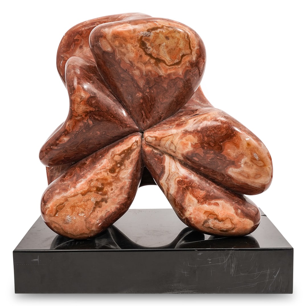 Large Organic Form Abstract Marble Sculpture (1 of 6)