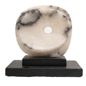 Audrey Corwin Wright (1923-1994) Marble Abstract Sculpture