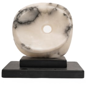 Audrey Corwin Wright (1923-1994) Marble Abstract Sculpture
