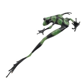 Tim "Frogman" Cotterill (British, b. 1950) LE Large Bronze Frog Sculpture