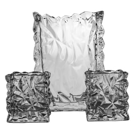 (3pc) Rosenthal Studio Linie "Tutenberg" Glass Vases