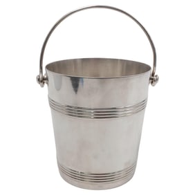 Gallia x Christofle Silver Plated "Biarritz" Ice Bucket