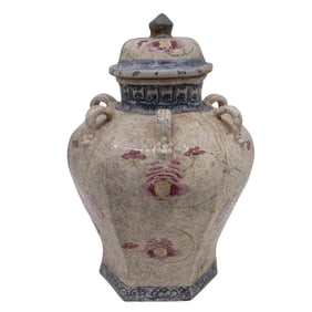 Antique Chinese Stoneware Ginger Jar