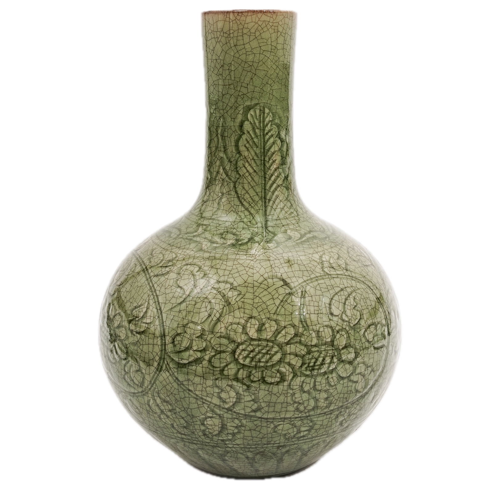 Chinese Celadon Glazed Porcelain Vase (1 of 8)