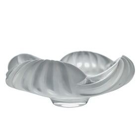 Lalique Frosted Crystal Dish