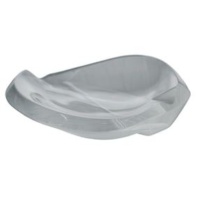 Lalique Crystal Feather Dish