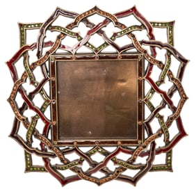 Jay Strongwater Enamel & Crystal Pciture Frame