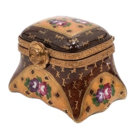 Limoges France Porcelain Trinket Box