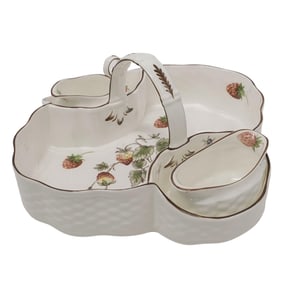 Vintage Coalport Strawberry Serving Dish