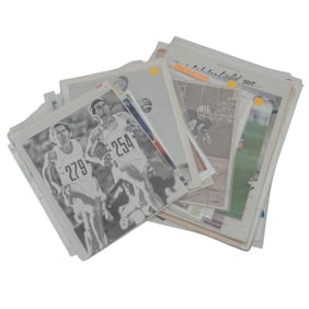 (24 Pc) Vintage Sports & Athletes Ephemera