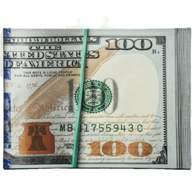 Large Realistic Hundred Dollar Bill Stack Giclee