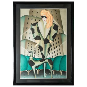 Robin Morris (American, b. 1953) "Slave to Fashion" Lithograph