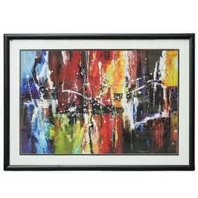 Abstract Jackson Pollack Style Print
