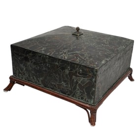 Maitland Smith Acid Etched Brass Box