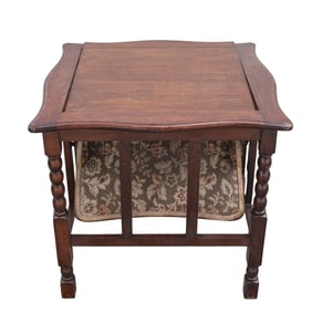 Antique English Convertible Armchair/Table