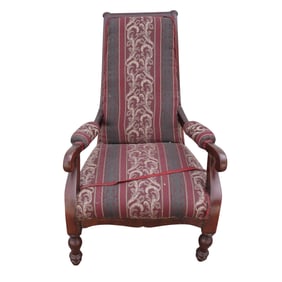 Late 19th Cent. English Sleepy Hollow Upholstered Armchair