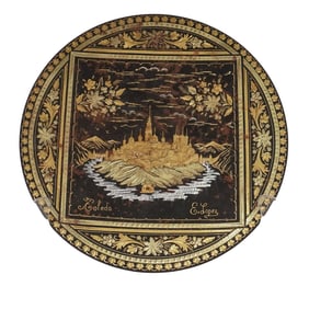 E. Lopez Toledo Spain Decorated Plate