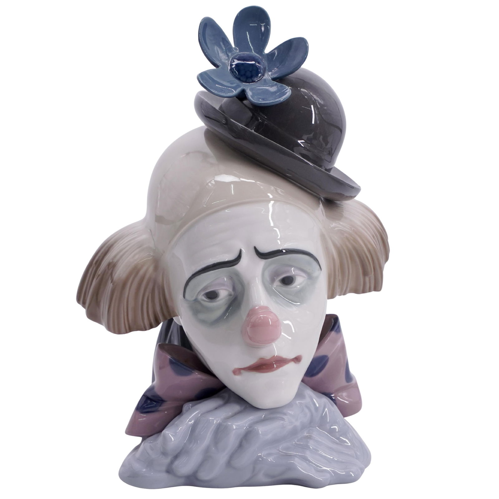 Lladro Porcelain Clown Bust (1 of 7)