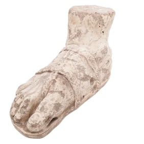 Monumental Greco Roman Plaster Gladiator Remnant