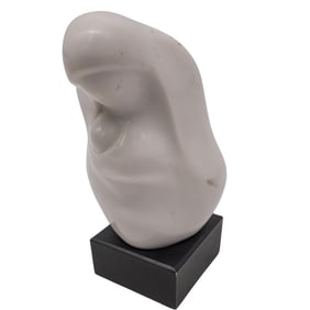 Edith Kolton Stone Mother and Child Sculpture