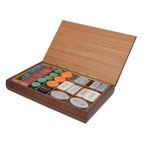 Vintage Poker Chip Set