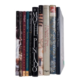 (10 Pc) Portuguese Art and Travel Hardcover Books