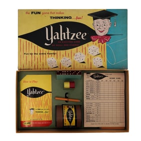 Vintage Yahtzee Game Set