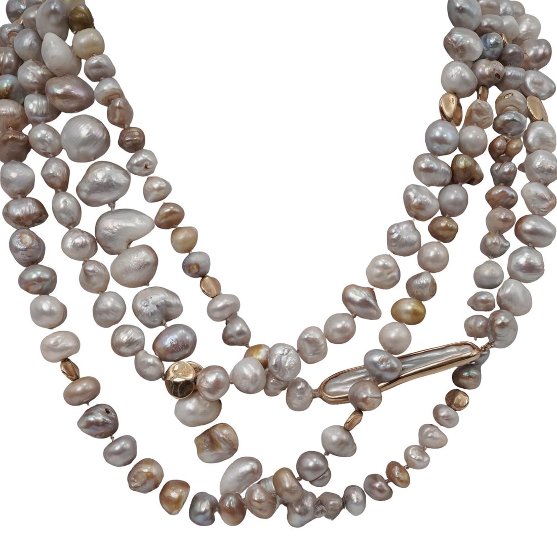 Baroque Freshwater Pearl Necklace (1 of 7)