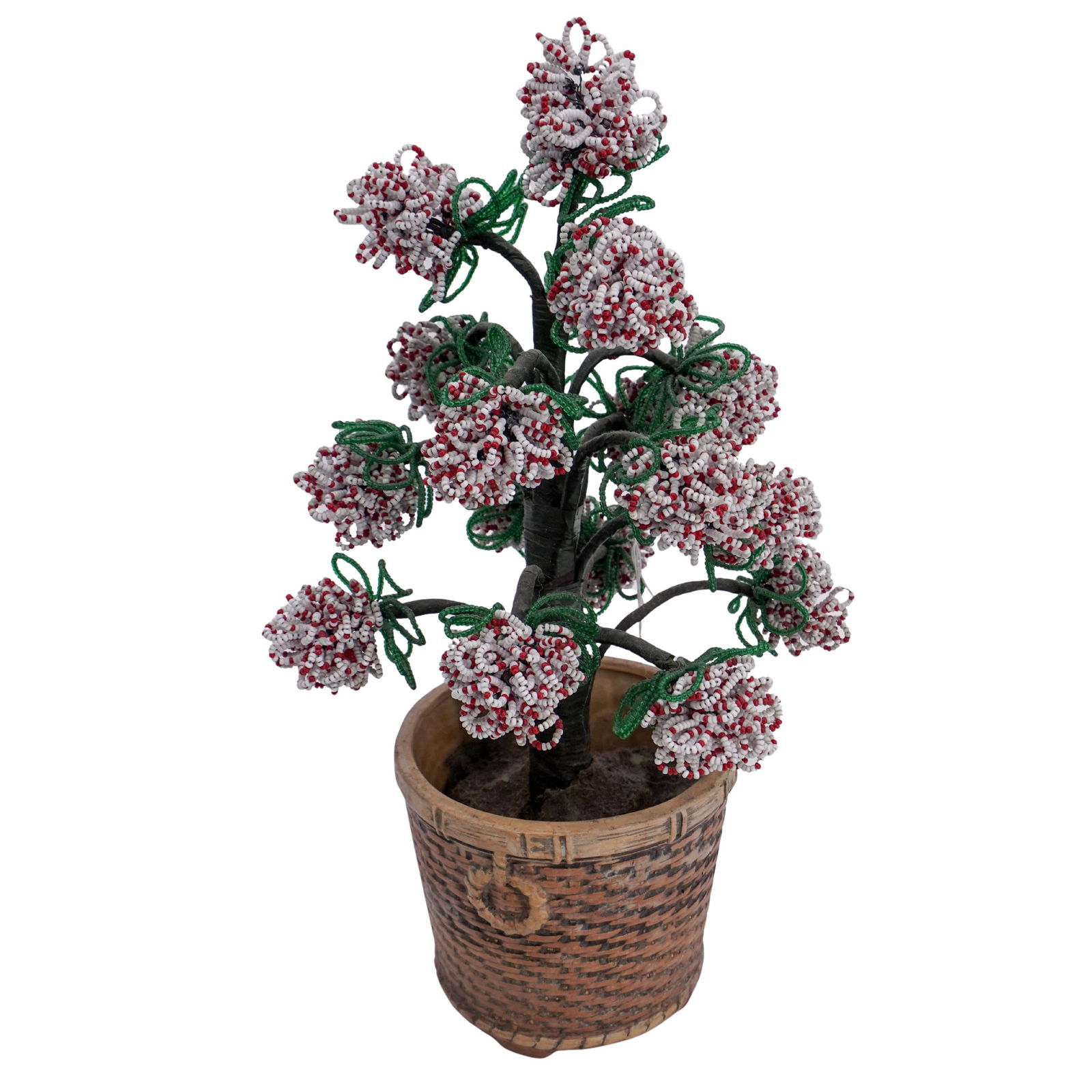 Vintage Beaded Bonzai Tree Sculpture (1 of 5)