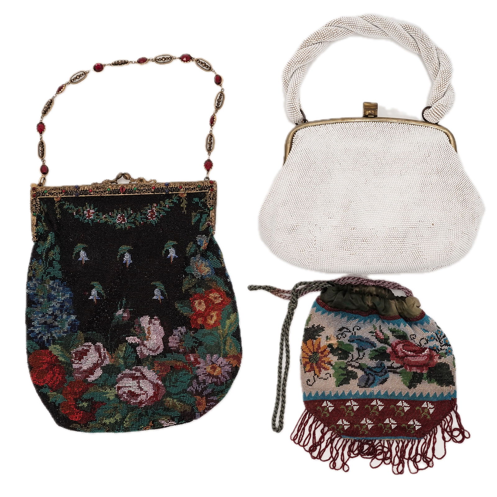 (3pc) Vintage Micro Beaded Purses (1 of 10)