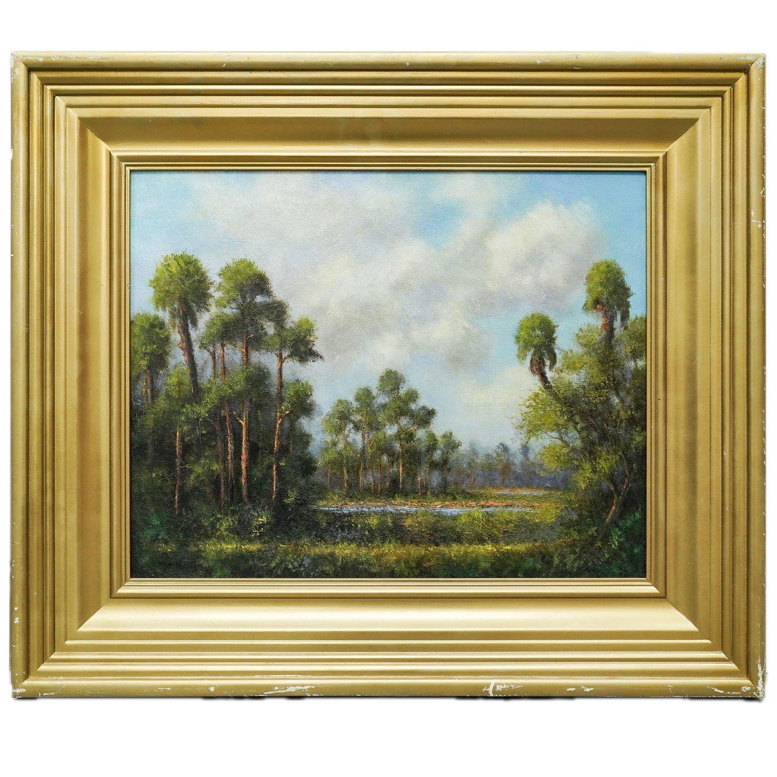 Signed Thomas Munn Oil on Canvas Painting (1 of 4)