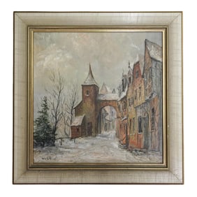 Walthère Joseph Neuhof (Dutch, 1904-1982) Oil Painting