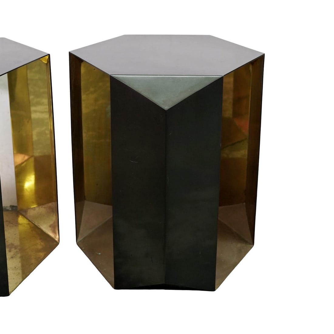 Donghia "Origami" Metal Side Tables - 2