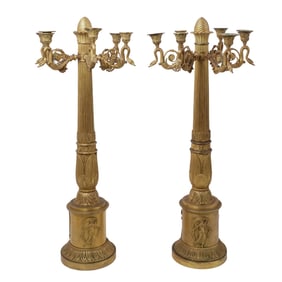 Pierre-Philippe Thomire (French. 1751-1843) Bronze Candelabras